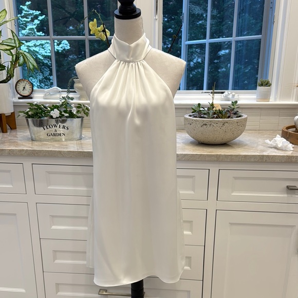 Ramy Brook white halter dress NWT